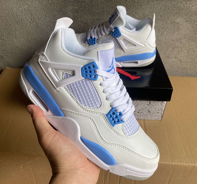 Air Jordan 4 Retro White Blue